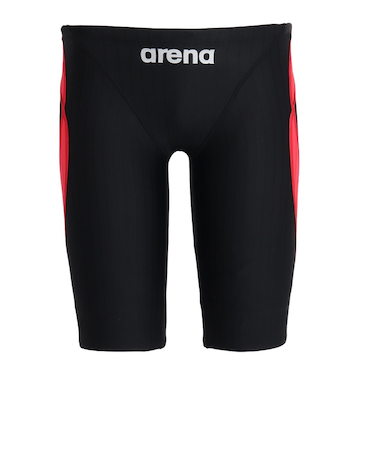 アリーナ（ARENA）競泳水着 メンズ 水泳 レーシングスパッツ ハーフレッグ WA承認モデル 黒×赤 S-3Lサイズ AS6SRC54M BKRD 公式大会…