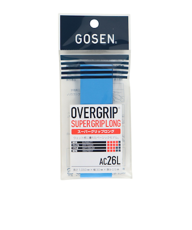 ゴーセン（GOSEN）テニスグリップテープ 1本入り スーパーグリップロング AC26LMB