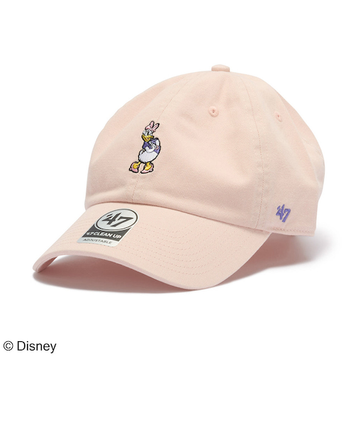 フォーティーセブン（47）帽子 キャップ クリーンナップ ディズニー デイジーダック ピンク 14865169