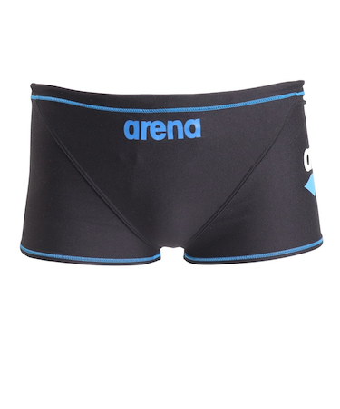アリーナ（ARENA）競泳水着 メンズ 水泳 タフスーツ トレーニングスパッツ ショートレッグ 黒×青 SS-3Lサイズ SAR-4104 BKBU