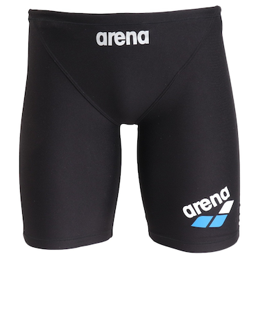 アリーナ（ARENA）競泳水着 メンズ 水泳 タフスーツ トレーニングスパッツ ハーフレッグ 黒×青 S-3LサイズSAR-4105 BKBU