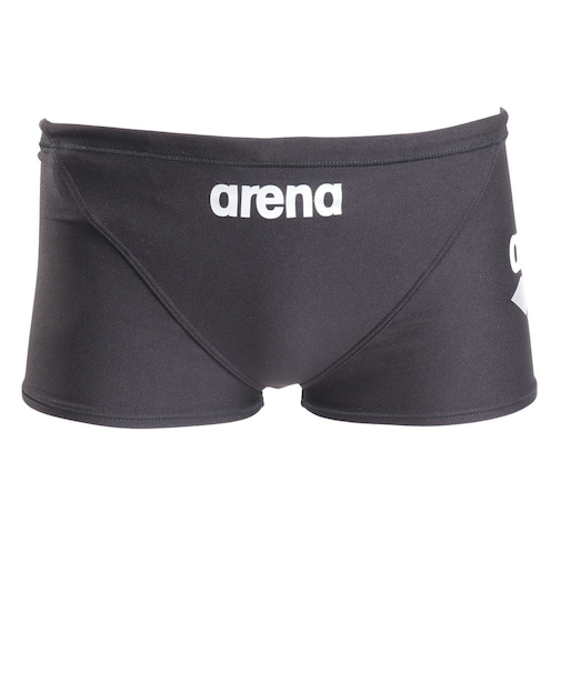 アリーナ（ARENA）競泳水着 メンズ 水泳 タフスーツ トレーニングスパッツ ショートレッグ 黒×シルバー SS-3Lサイズ SAR-4104 BKSV
