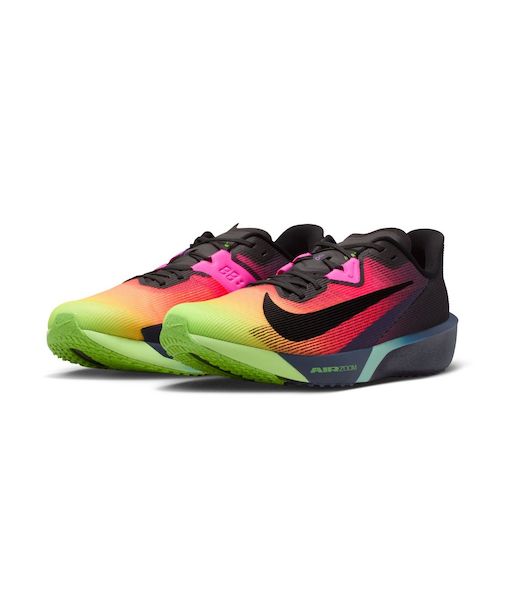 ナイキ（NIKE）ランニングシューズ トレーニングシューズ 部活 エア ズーム ライバルフライ 4 GLAM ブラック レッド IO9565-400