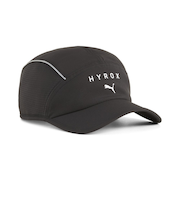 プーマ（PUMA）帽子 キャップ HYROX ショート バイザー 5 パネルキャップ 黒 ブラック 02635301
