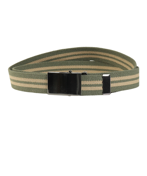 その他ブランド（OTHER BRAND）30mm 2ラインGI ベルト XC2110I-GRN/BEG .