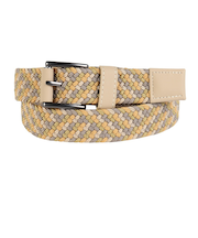 その他ブランド（OTHER BRAND）35mm ゴムメッシュベルト XCO2502E-BEG/MIX