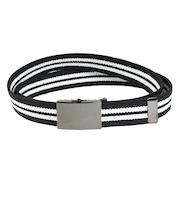 その他ブランド（OTHER BRAND）30mm 2ラインGI ベルト XC2110I-BLK/WHT.