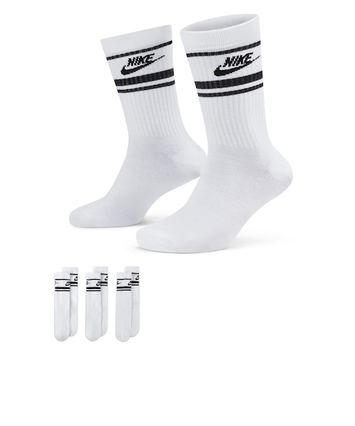 ナイキ（NIKE）スポーツウェア エブリデイ エッセンシャル クルー ソックス ３足組 DX5089-103