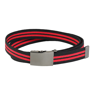 その他ブランド（OTHER BRAND）30mm 2ラインGI ベルト XCO2110I-RED/BLK