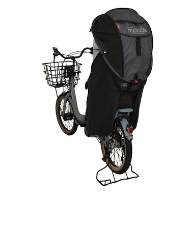 大久保（OKUBO）自転車用 リアキッズシート レインカバー Gスタイル シェル型 horo5 D-5RG5-O-BK