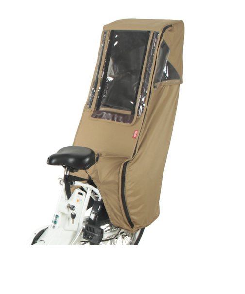 大久保（OKUBO）自転車用 リアキッズシート レインカバー Dスタイル02 スイート 後用 D-5RD2-BG