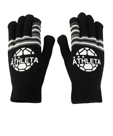 アスレタ（ATHLETA）ニットグローブ 両手組 XE-2510 BLK