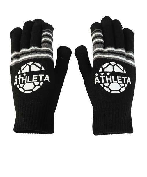 アスレタ（ATHLETA）ニットグローブ 両手組 XE-2510 BLK