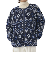 オーシャンパシフィック（Ocean Pacific）柄ボア×キルティング リバーシブル 2wayブルゾン 553211NVY