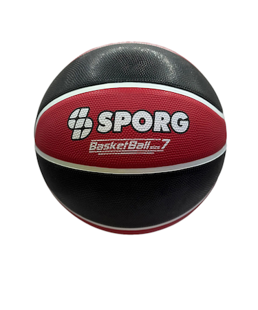バスケットボール 6号球 ラバー SPBB-01 BKRD