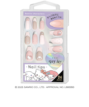 クラックス（CRUX）ネイルチップ サンリオ シンプルフレンチPK CR 129670