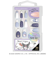 クラックス（CRUX）ネイルチップ サンリオ シンプルフレンチBL CR 129672