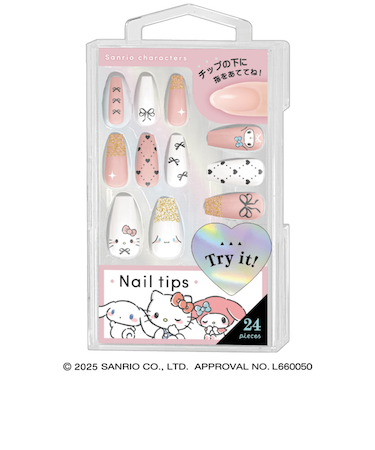 クラックス（CRUX）ネイルチップ サンリオ リボンPK CR 129667