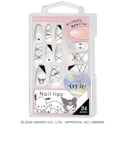 クラックス（CRUX）ネイルチップ サンリオ リボンマーブルBK CR 129664