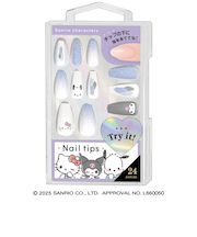 クラックス（CRUX）ネイルチップ サンリオ シンプルラメBL CR 129673