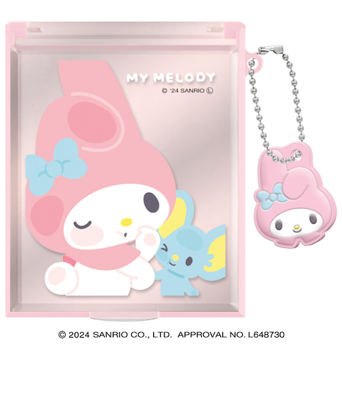 クラックス（CRUX）マスコット付き Mサイズミラー マイメロディ CR