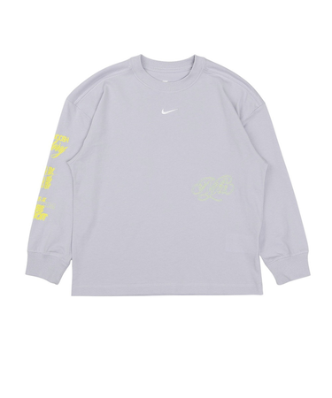 ナイキ(NIKE)ガールズ スポーツウェア オーバーサイズ 長袖Tシャツ GFX II1159-057
