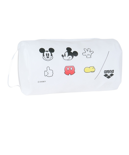 アリーナ（ARENA）水泳バッグ ディズニー プルーフバッグ Sサイズ 白 4.5L AS6SBZ84U WHRD ミッキー ラウンド型