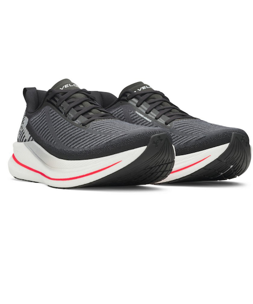 アンダーアーマー（UNDER ARMOUR）ランニングシューズ ジョギングシューズ ベロシティ SPD ブラック グレー 6000007 004 スポーツ シ…