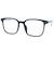 メガネフレーム ブラック/クリアー 9319Col.12 ※フレームのみ