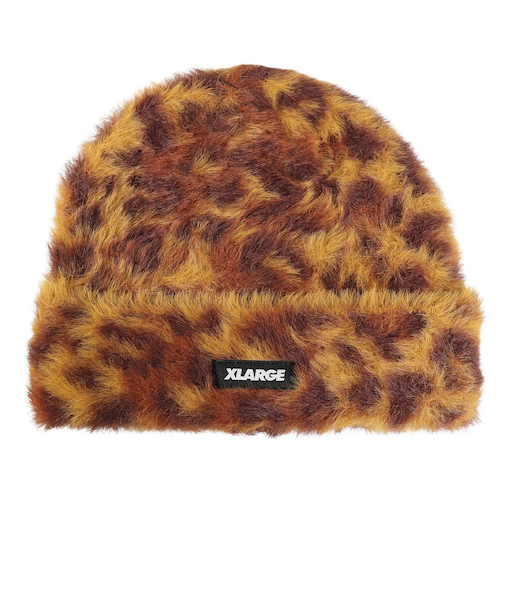 エクストララージ（XLARGE）帽子 MOHAIR ニットキャップ 101254051012-YELLOW