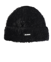 エクストララージ(XLARGE)帽子 MOHAIR ニットキャップ 101254051012-BLACK