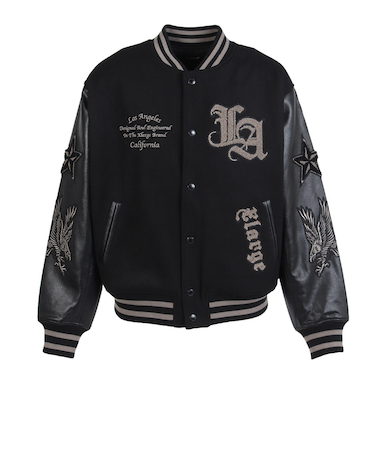 エクストララージ（XLARGE）VARSITY ジャケット 101254021004-BLACK