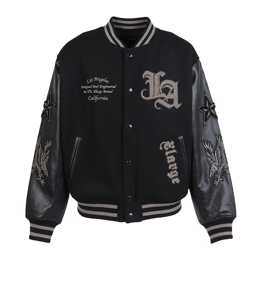 エクストララージ（XLARGE）VARSITY ジャケット 101254021004-BLACK