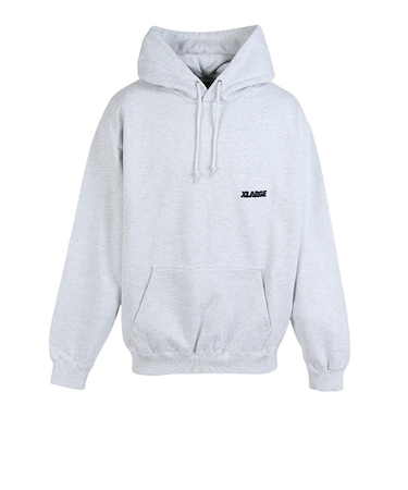 エクストララージ（XLARGE）OLD OG フーデッド スウェットシャツ 101254012010-ASH