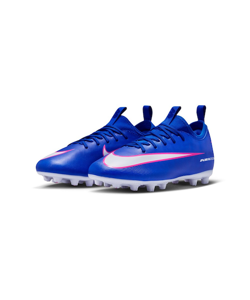 サッカーシューズ FG 青/ピンク 収納バッグ付き サッカーシューズ FG 青/ピンク 収納バッグ付き サッカーシューズ FG