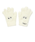 ジュニア 5本指 ニット グローブ GKFG CREAM