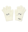 ジュニア 5本指 ニット グローブ GKFG CREAM