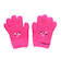 ジュニア 5本指 ニット グローブ GKFG NEON PINK