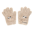 ジュニア 5本指 ニット グローブ FINGER GKFG CAMEL