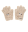 ジュニア 5本指 ニット グローブ FINGER GKFG CAMEL