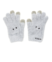 5本指 ニット グローブ GFGT GREY