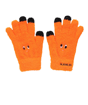 5本指 ニット グローブ GFGT NEON ORANGE