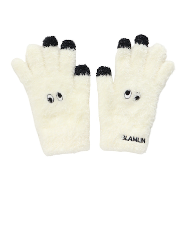 5本指 ニット グローブ GFGT CREAM