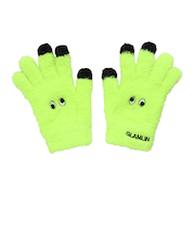 5本指 ニット グローブ GFGT NEON YELLOW