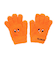 ジュニア 5本指 ニット グローブ GKFG NEON ORANGE