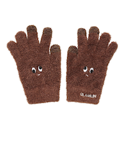 5本指 ニット グローブ GFGT BROWN