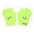 ジュニア 5本指 ニット グローブ GKFG NEON YELLOW