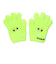 ジュニア 5本指 ニット グローブ GKFG NEON YELLOW