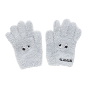 ジュニア 5本指 ニット グローブ GKFG GREY