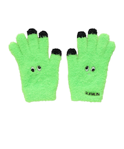 5本指 ニット グローブ GFGT NEON GREEN